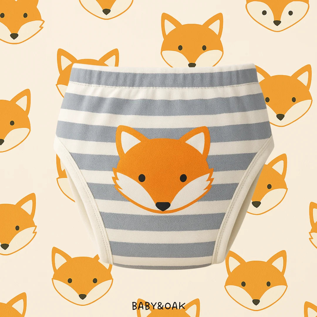 Les culottes d'apprentissage – Motif Renard 🦊