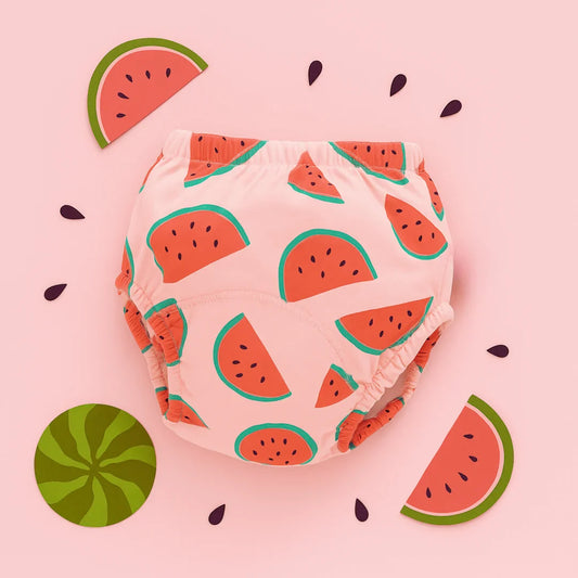 Les culottes d'apprentissage aux motifs colorés