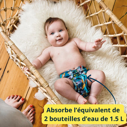Lot de 3 Culottes Lavables Spéciales Nuit : Pour Aider Votre Enfant à Dormir Sans Couche et Devenir Propre la Nuit
