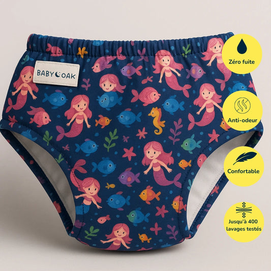 Lot de 3 Culottes Lavables Spéciales Nuit : Pour Aider Votre Enfant à Dormir Sans Couche et Devenir Propre la Nuit