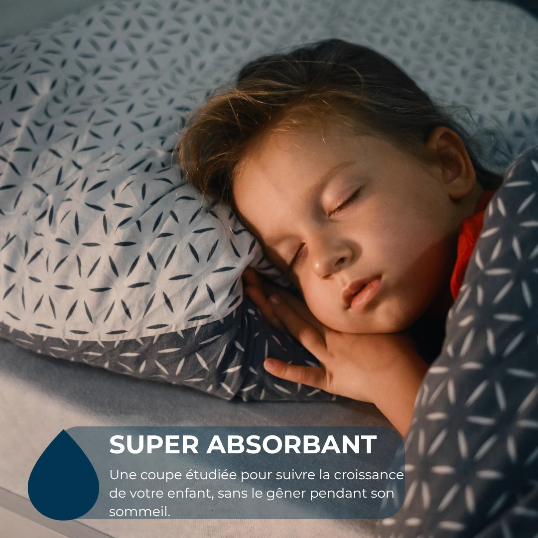 Lot de 3 Culottes Lavables Spéciales Nuit : Pour Aider Votre Enfant à Dormir Sans Couche et Devenir Propre la Nuit