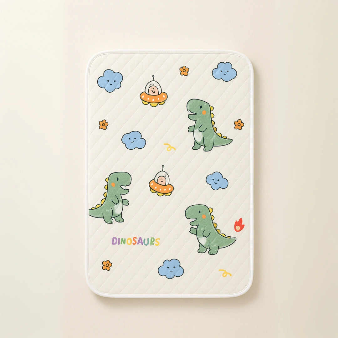 Protège matelas lavables et absorbants dinos